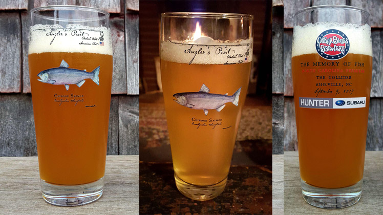 Fly Fishing Pint Glasses